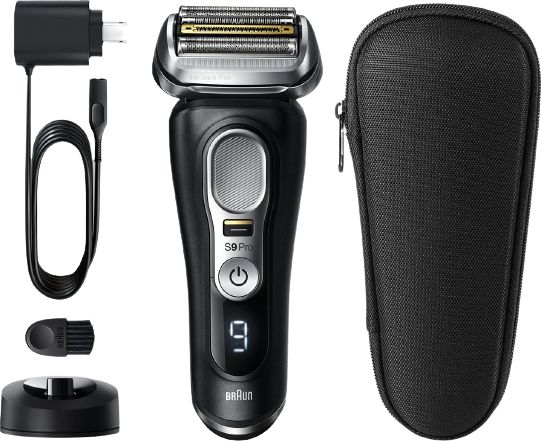 Braun Series 9 Pro+ 9510s Wet & Dry, Folie shaver, Sort, Batteri, Lithium-Ion (Li-Ion), 60 min., Kasse