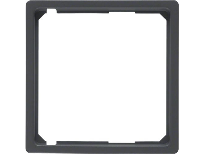 Berker 11096086, Anthracit, Termoplast, Skrueløs, Berker, Q.1/Q.3, 10 Stk