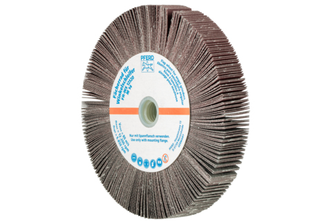 Pferd 44782532, Lamelhjul, Universal, Aluminiumoxid, 12200 O/Min, Rund, 12,5 Cm