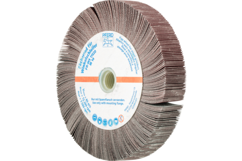 Pferd 44781532, Foldehjul, Universal, Aluminiumoxid, Rund, 11,5 Cm, 20 Mm