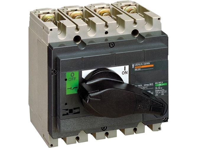 Lastafbryder Kompakt Ins250 200A 4P