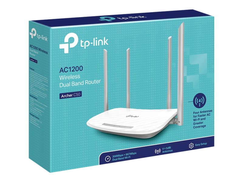 TP-LINK Archer C50 Router - Fantastisk tilbud!