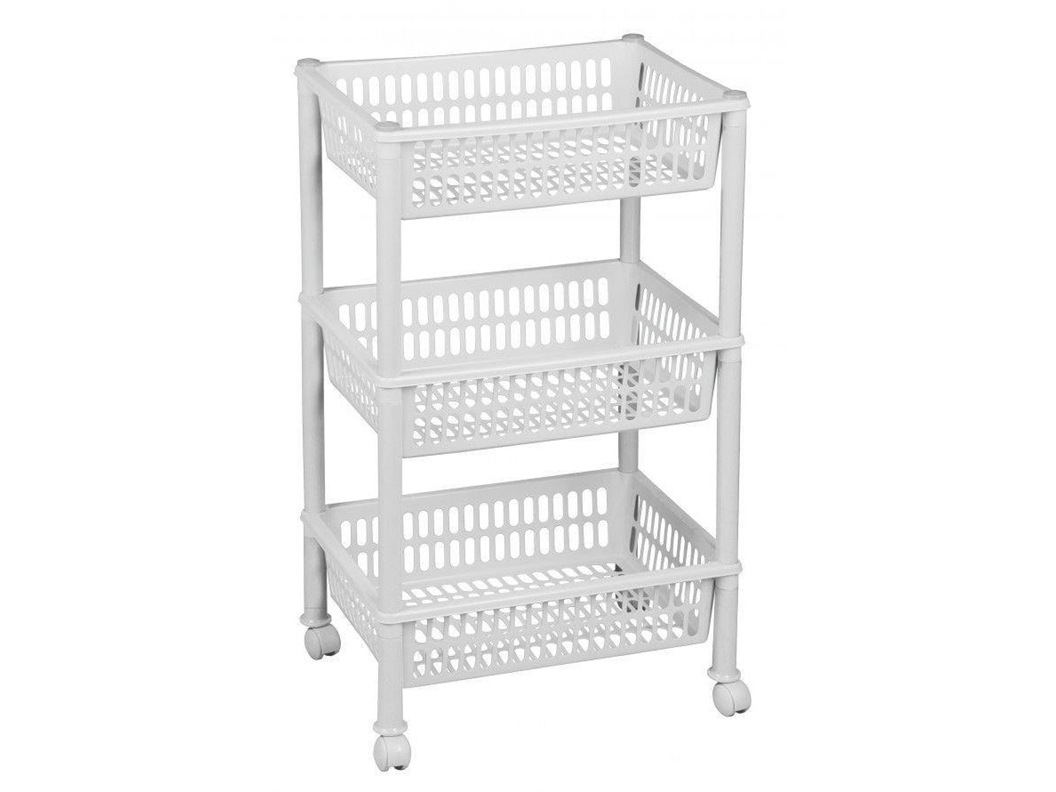 Plast_Team Plast Team Eco Trolley With 3 Baskets 39.4X29x16.5/68.5Cm...