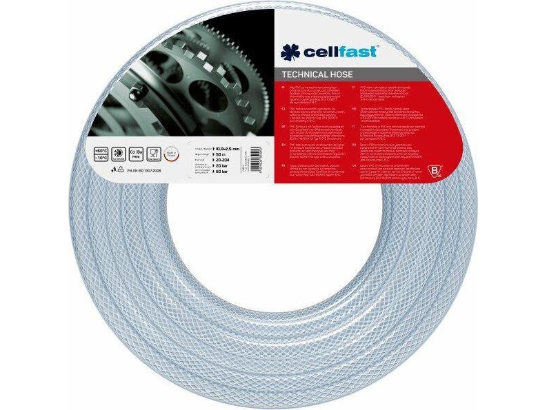 Cellfast Teknisk Slange Armeret 12,5X2,0X25mb