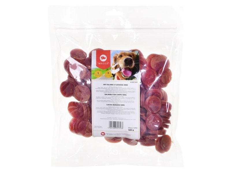 Snack Für Hunde Maced Salmon Red 500G