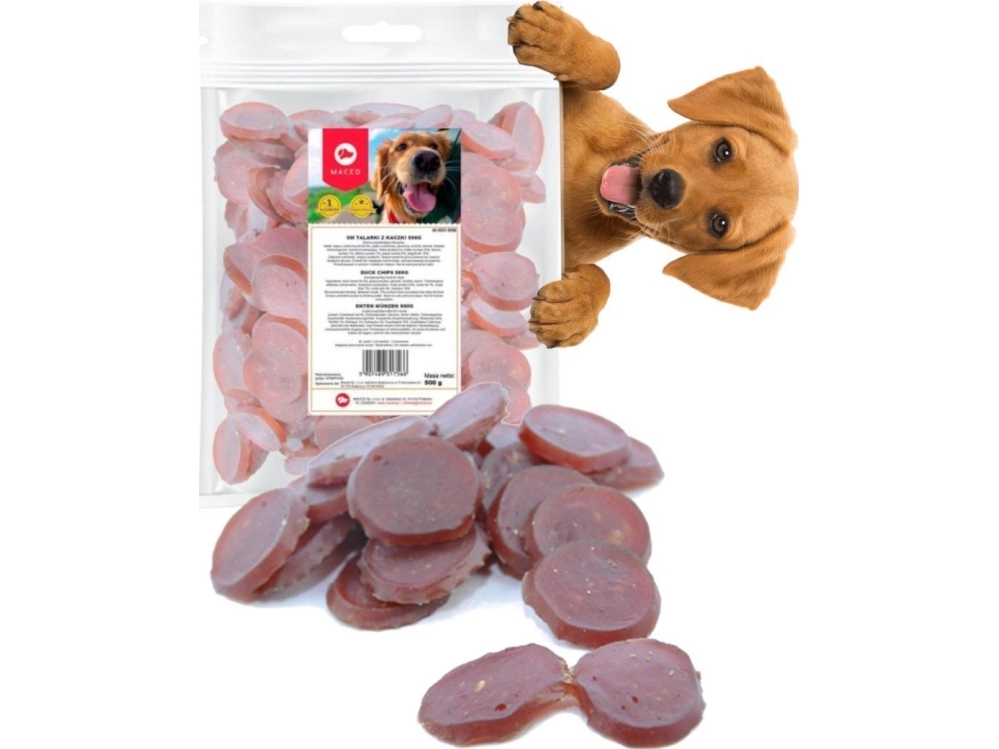 Šunų Skanėstai - Maced Anties Traškučiai 500G