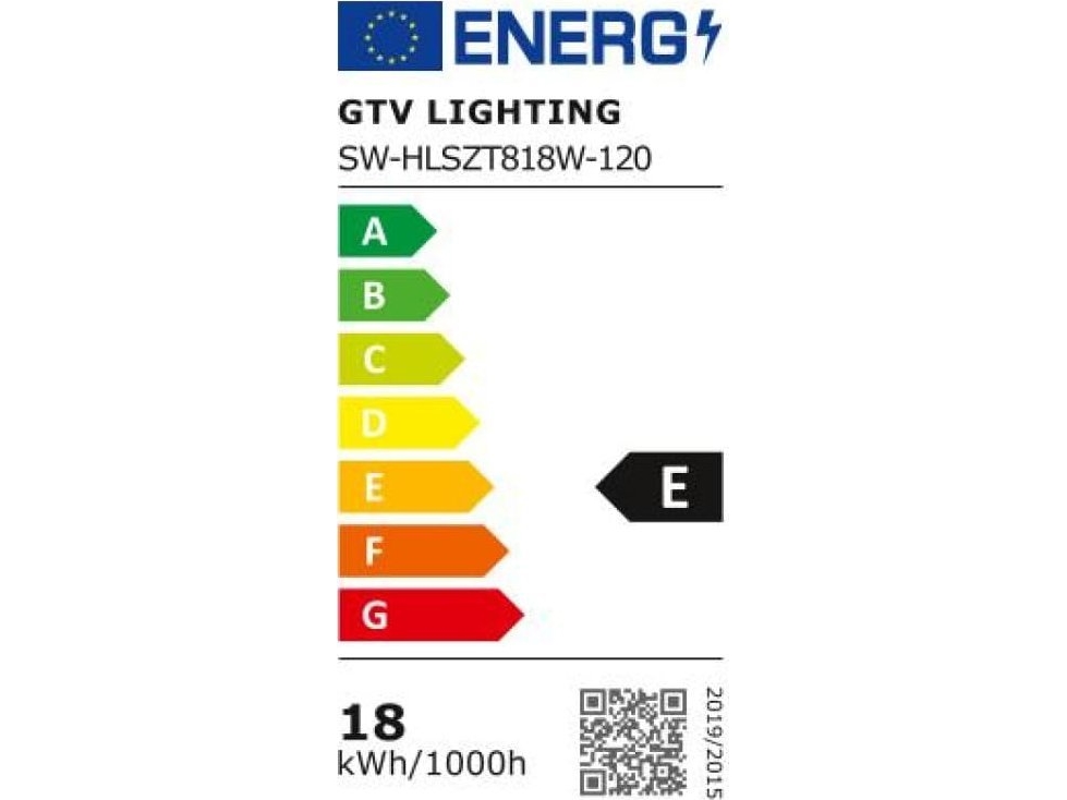 GTV LED-rör T8 1200 mm 18W 2150 lm 4000K 157 mA enkel matning SW-HLSZT818W-120 | Belysning - Ljuskälla - Lysrör | GameStuff
