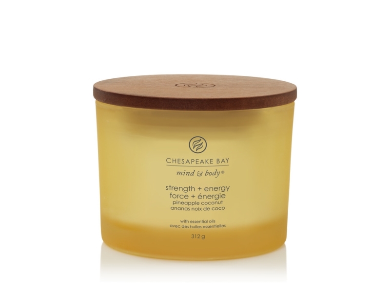 Yankee Candle - CBC - 3-fods duftlys Strength & Energy
