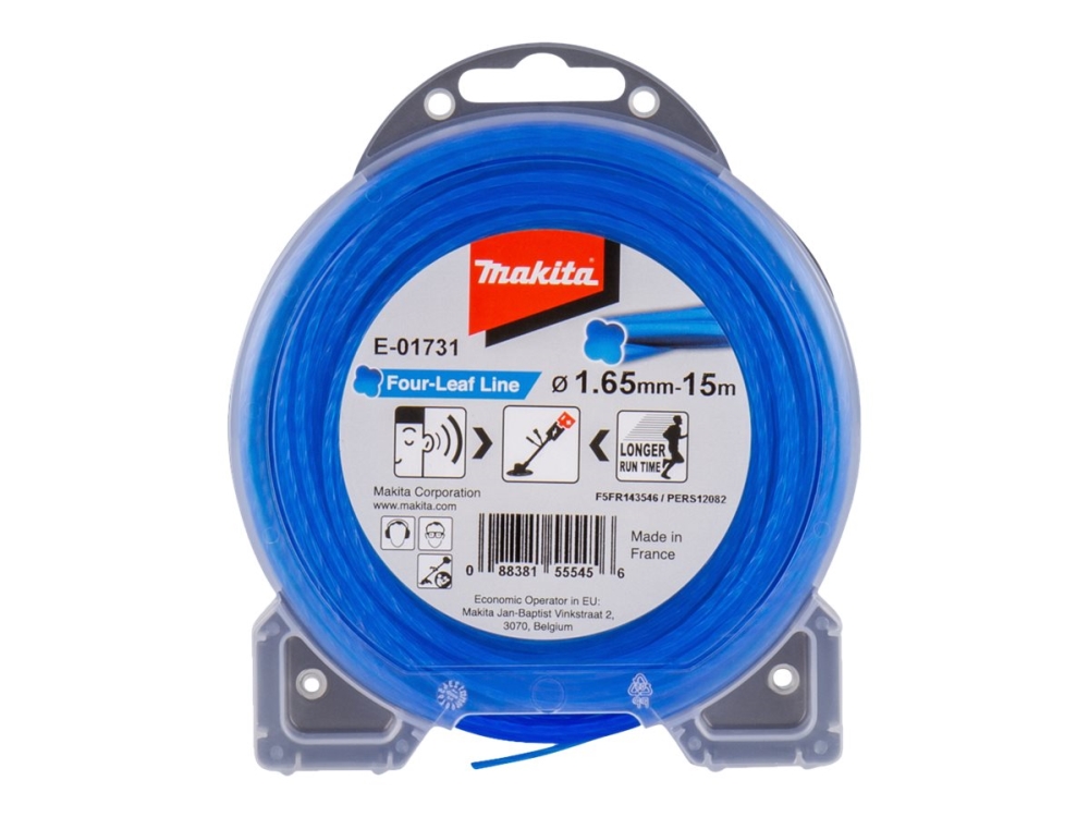 Makita E-01731, Gaszug Für Fadentrimmer, Blau, Nylon, 15 M, 1 Stück(E)