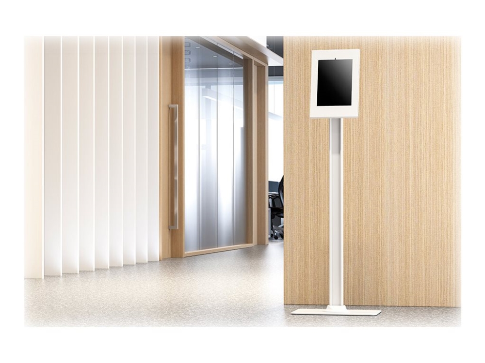 Neomounts FL15-650WH1 - Stativ - for tablet - låsbar - hvid - skærmstørrelse: 9.7, 10.1, 10.2, 10.4, 10.5, 10.9, 11 - gulvmonterbar - for Apple 10.2-inch iPad  10.5-inch iPad Air (3rd generation)  10.5-inch iPad Pro  10.9-inch iPad Air (4th generation)  11-inch iPad Pro (3rd generation)  9.7-inch iPad (5th generation, 6th generation)  9.7-inch iPad Pro  iPad Air  iPad Air 2  Samsung Galaxy Tab A (10.1 in), Tab A7, Tab S6