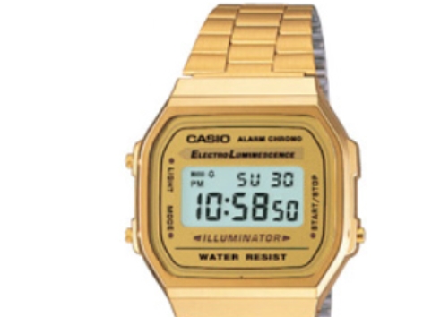 Zegarek Casio ZEGAREK MĘSKI CASIO A168WG-9W (zd088b) - KLASYKA