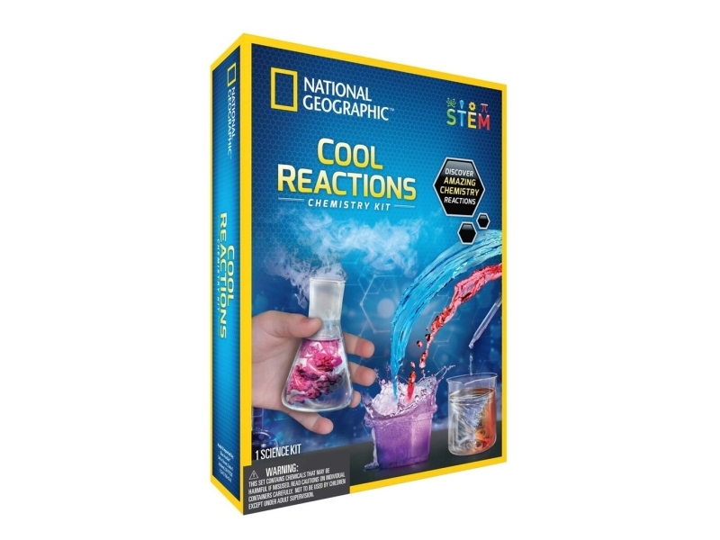 National Geographic Cool Reactions Chemistry Kit | Leksaker - Figurer & Dockor | GameStuff
