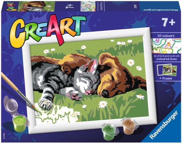 „Ravensburger Paint“ – „Numbers Sleeping Friends“. | Leksaker - Spel - Barnbrädspel | GameStuff