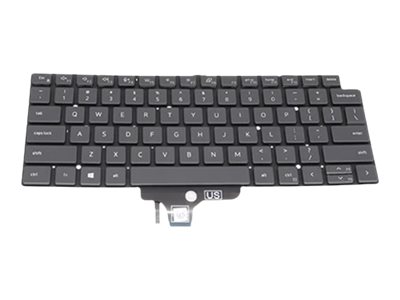 Dell - Notebooks Udskiftningstastatur - Bagbelyst - Qwerty - Usa - Istandsat - For Latitude 5320 2-In-1, 7320 2-In-1