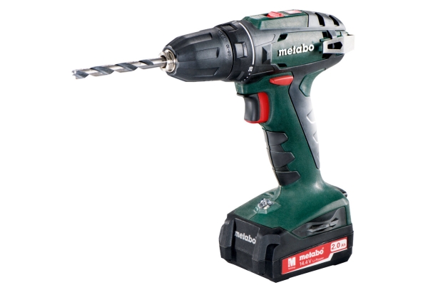 Metabo BS 14.4, Ruuvipistooli, Pistoolikahva, Musta, Vihreä, Punainen, 1500 RPM, 400 RPM, 20 Nm