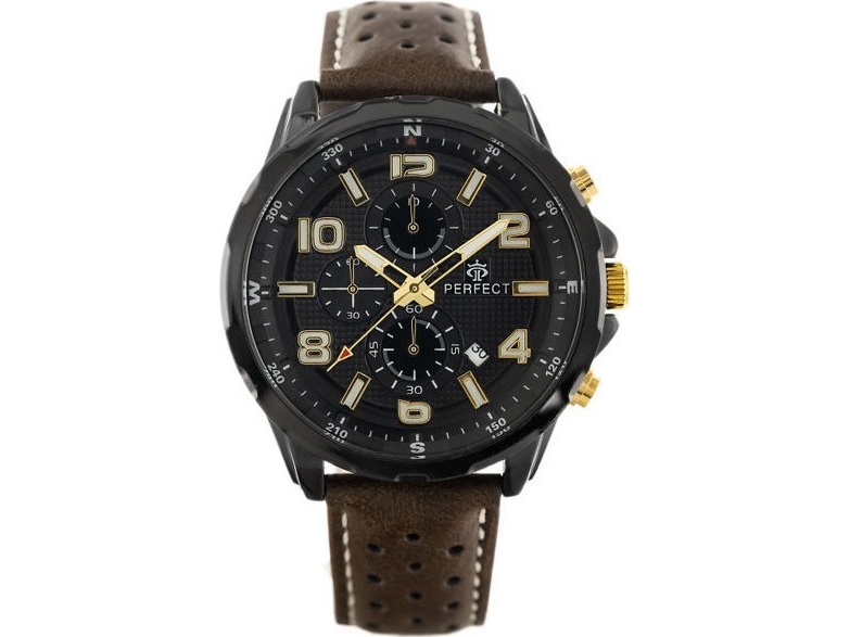 Zegarek Perfect Zegarek Męski Perfect Ch05l - Chronograf (Zp353i) + Box