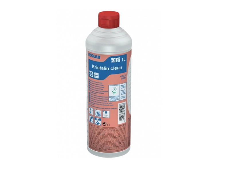 Sanitetsrengøring Kristalin Clean Alkalisk Uden Farve/Parfume 1 Ltr.