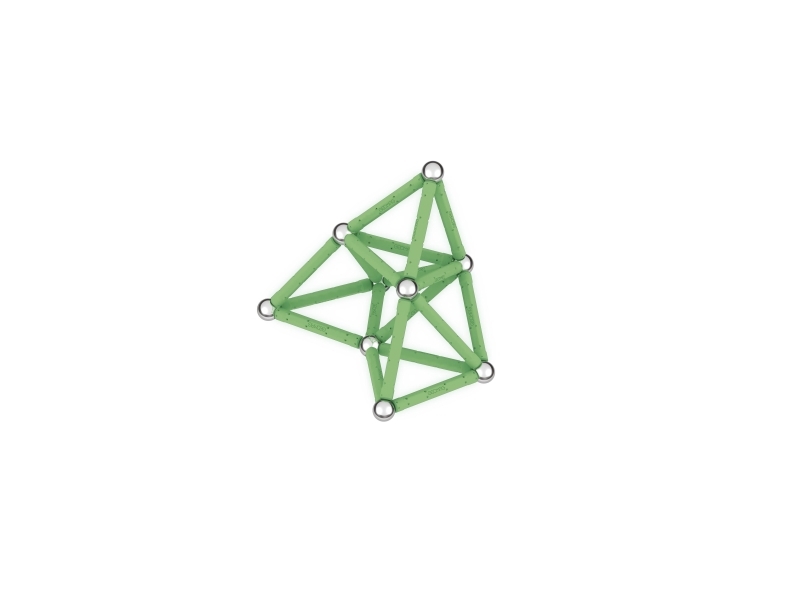 Geomag Magnetsæt - Glow Recycled - 42 Dele
