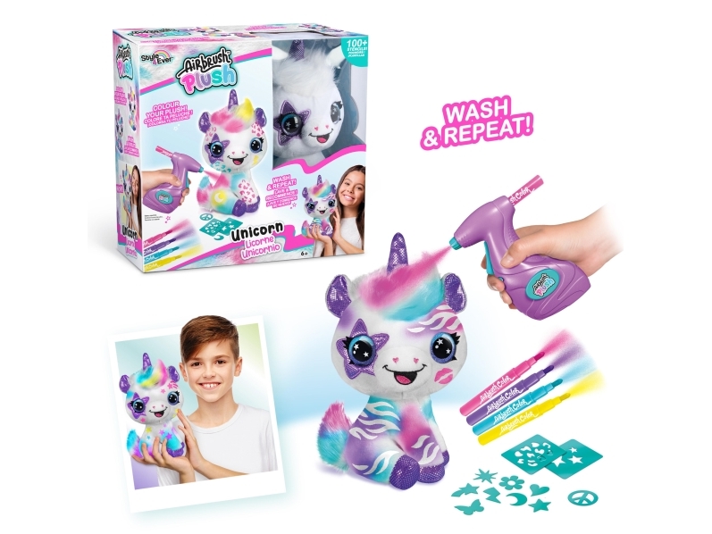 Airbrush Plush Unicorn