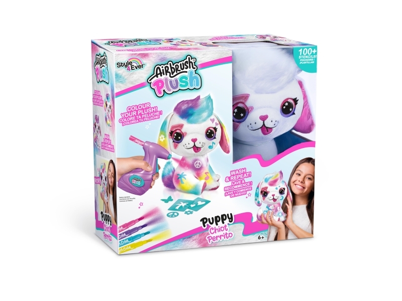 Airbrush Plush Puppy