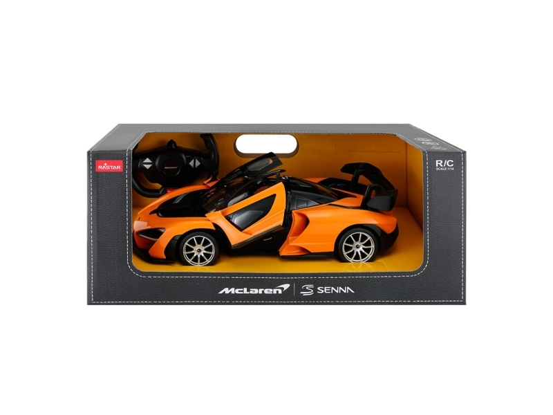 Rastar Radiostyrd Bil 1:14 Mc Laren Senne Vit & Orange | Radiostyrd - Modellbilar - Övriga | GameStuff