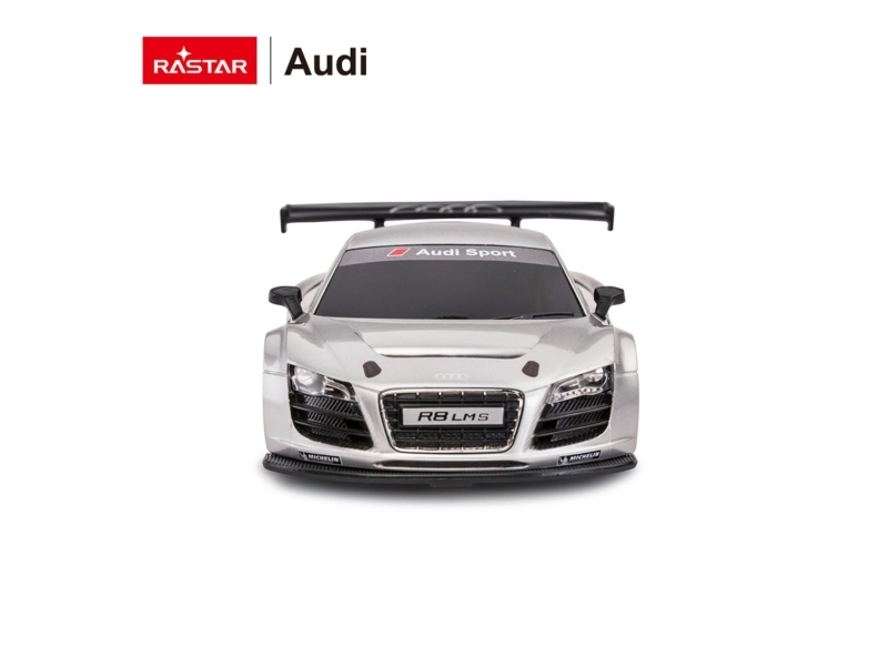 Rasta R/C 1:24 Audi R8 Sølvfarvet
