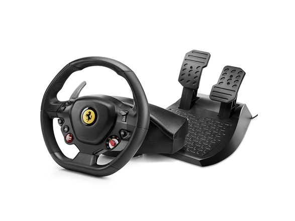 Thrustmaster Ferrari T80 488 Gtb Edition - Rat Og Pedalsæt - Kabling - Für Sony Playstation 4
