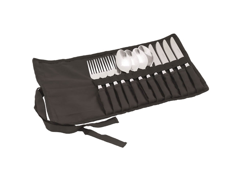 Easy Camp Family Cutlery, Schwarz, Stahl, Edelstahl, 4 Person(En)