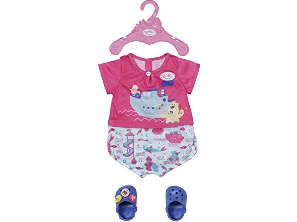 Baby Born Bath Pyjamas With Shoes 43Cm