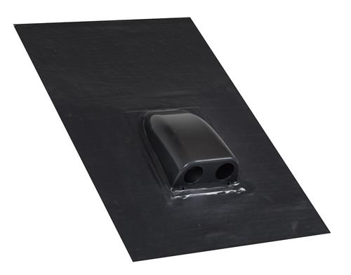 SabetoFLEX rørgennemføring 5-65° 2 rør Ø45 sort