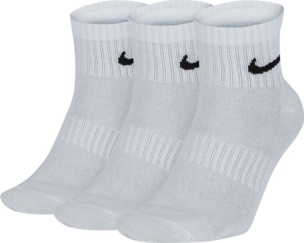 Nike Everyday Lightweight Ankle sokker, hvide, str. 38-42 (SX7677 100)
