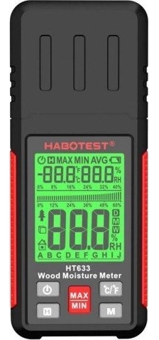 Habotest Digital Fugtmåler Habotest Ht633 – Fugtmåler Til Træ