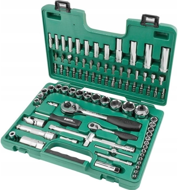 Sata Steckschlüsselsatz 88-Tlg 1/2" / 1/4"