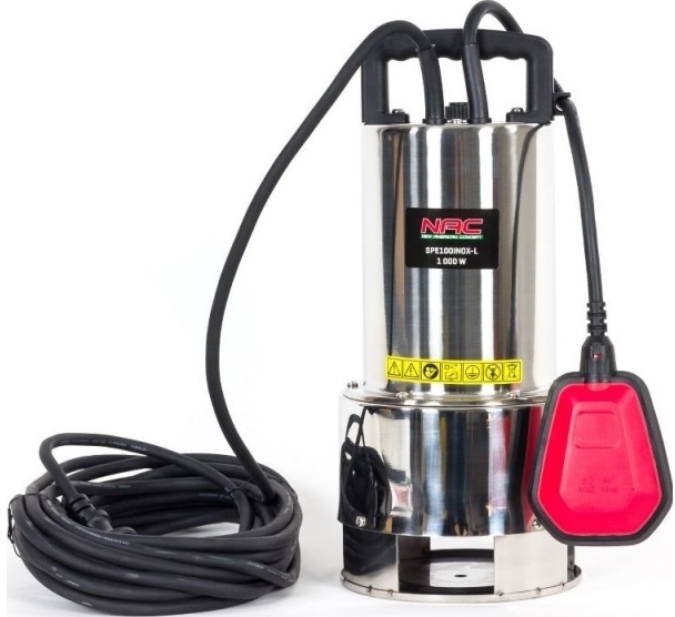 Nac Pompa Wody Brud. Inox 1000W