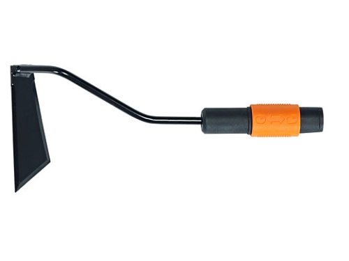 Fiskars Quikfit Hoe 3, Handkultivator, Stahl, Schwarz, Orange, 130 Mm, 320 Mm, 241 G