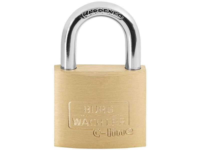 Burg Wächter 3011 riippulukko 40.00 mm Erilaisia messinkisiä avainlukkoja