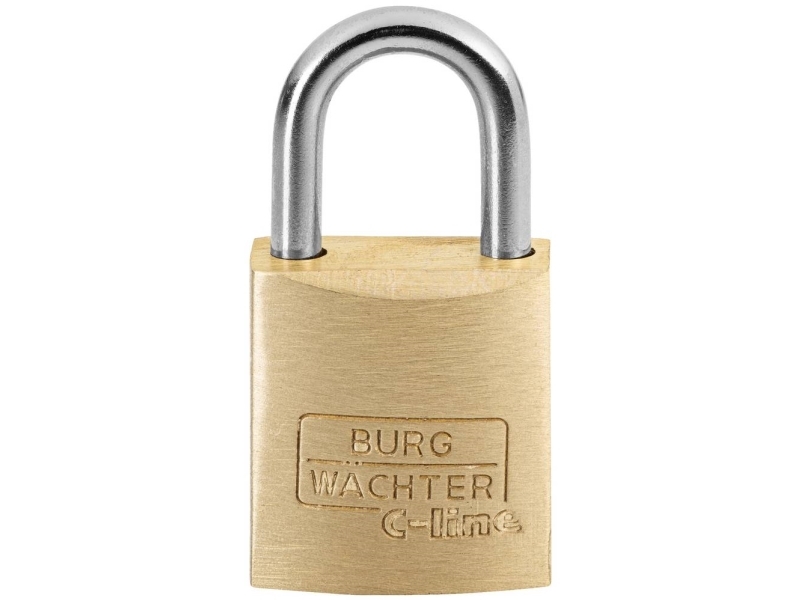 Burg Wächter 2951 riippulukko 15.00 mm Erilaisia messinkisiä avainlukkoja