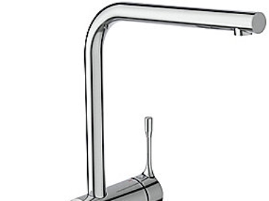 Küchenarmatur Ceralook Chrom L-Auslauf 1 Hebel