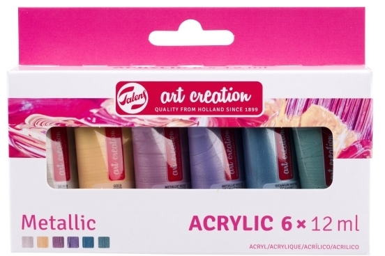 Talens Art Creation Acrylfarbenset Metallic | 6 X