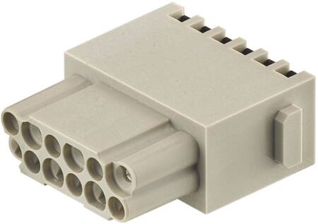 HARTING Stikindsats Han 12 Modul QL female-part - (2 stk.) | Stickproppar och uttag | GameStuff