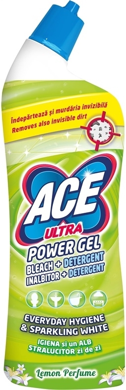 Ace Gelinis Valiklis Ace Ultra Power Lemon, 0.75 L.