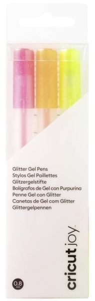 Cricut Joy - Rollerball-penna - glitter neon yellow, glitter neon pink, glitter neon orange - ogenomskinlig - gelbläck - 0.8 mm (paket om 3) | Radiostyrd - Modellbygge Motor - Tillbehör | GameStuff
