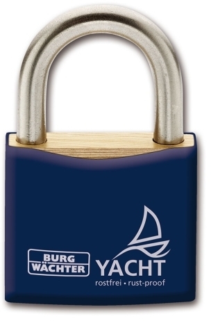 Burg-Wächter 460 Yacht, Konventionelle Hængelås, Nøglelås, Indtastet Forskelligt, Hegn, Opbevaring, Shed, Metallic, Messing, Plast
