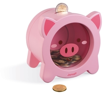 Janod Swinka Puinen säästöpossu