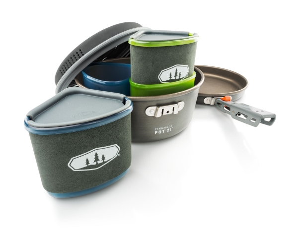 Gsi Outdoors 50180 Sæt Aluminium Nylon Polypropylen Silikone Sort Blå Grøn Grå Grå Rustfrit Stål