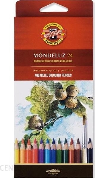 Koh-I-Noor akvarelfarver Mondeluz 24 farver