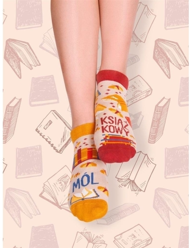 Ankelstrømper "Mól Książkowy" ("Bookworm") 35-38