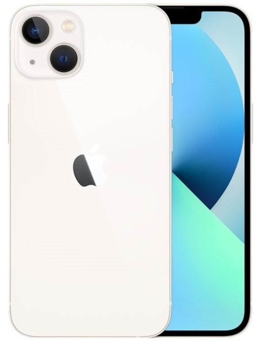Apple Iphone 13 - 5G Smartphone - Dual-Sim / Intern Hukommelse 128 Gb - Oled-Skærm - 6.1" - 2532 X 1170 Pixels - 2X Bagkameraer 12 Mp, 12 Mp - Front