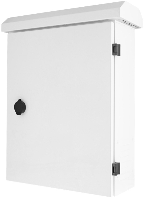 Deltaco Låsbart Väggskåp, 350X140x450mm, Ip55, Vit