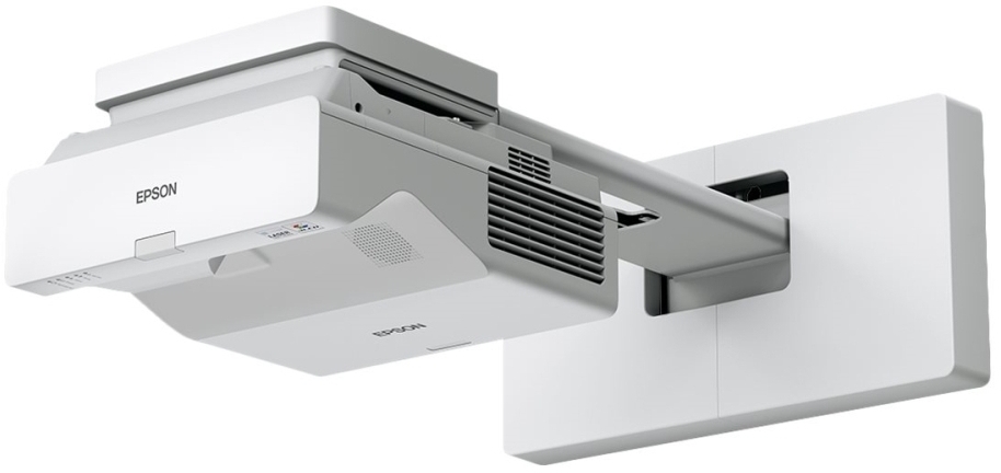 Epson Eb-760W - 3Lcd-Projektor - 4100 Lumen (Hvid) - 4100 Lumen (Farve) - 16:10 - Ultrakort Kast Objektiv - 802.11A/B/G/N/Ac Trådløs / Lan/ Miracast
